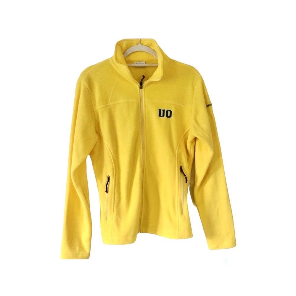 NWT Columbia University of Oregon Ducks Full Zip Women’s Fleece Sz M